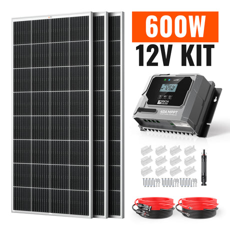 600 Watt Solar Kit