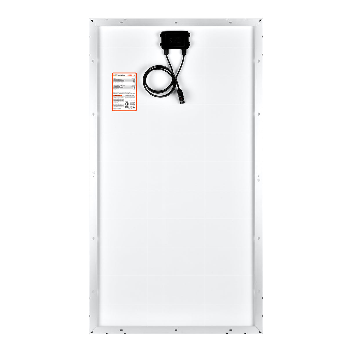 MEGA 150 | 150 Watt Solar Panel | Lightweight 12V Off-Grid Solar Panel for RVs, Cabins, Boats | 25-Year Output Warranty | UL Certified - RICH SOLAR